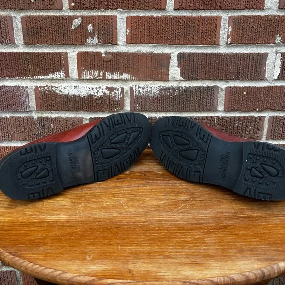 Allen Edmonds Wilbert Leather Mens 9.5 D Oxford Moc Shoes Like New - Picture 10 of 11